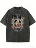 Women's Clothing, Retro Floral Dove Wreath Pattern, Loose Cotton Short-sleeved T-shirt, Streetwear Style._ecoleips.com