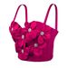Women's Clothing White Three Dimensional Flower Sexy Bra Fishbone Bra With Coasters High End Outer Wear Body Shaping Camisole_ecoleips.com