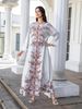 Cross-Border Muslim Women's Long Robe, Elegant Print Beaded Dress, Export Abaya, Stylish And Comfortable, Perfect For Special Occasions_ecoleips.com