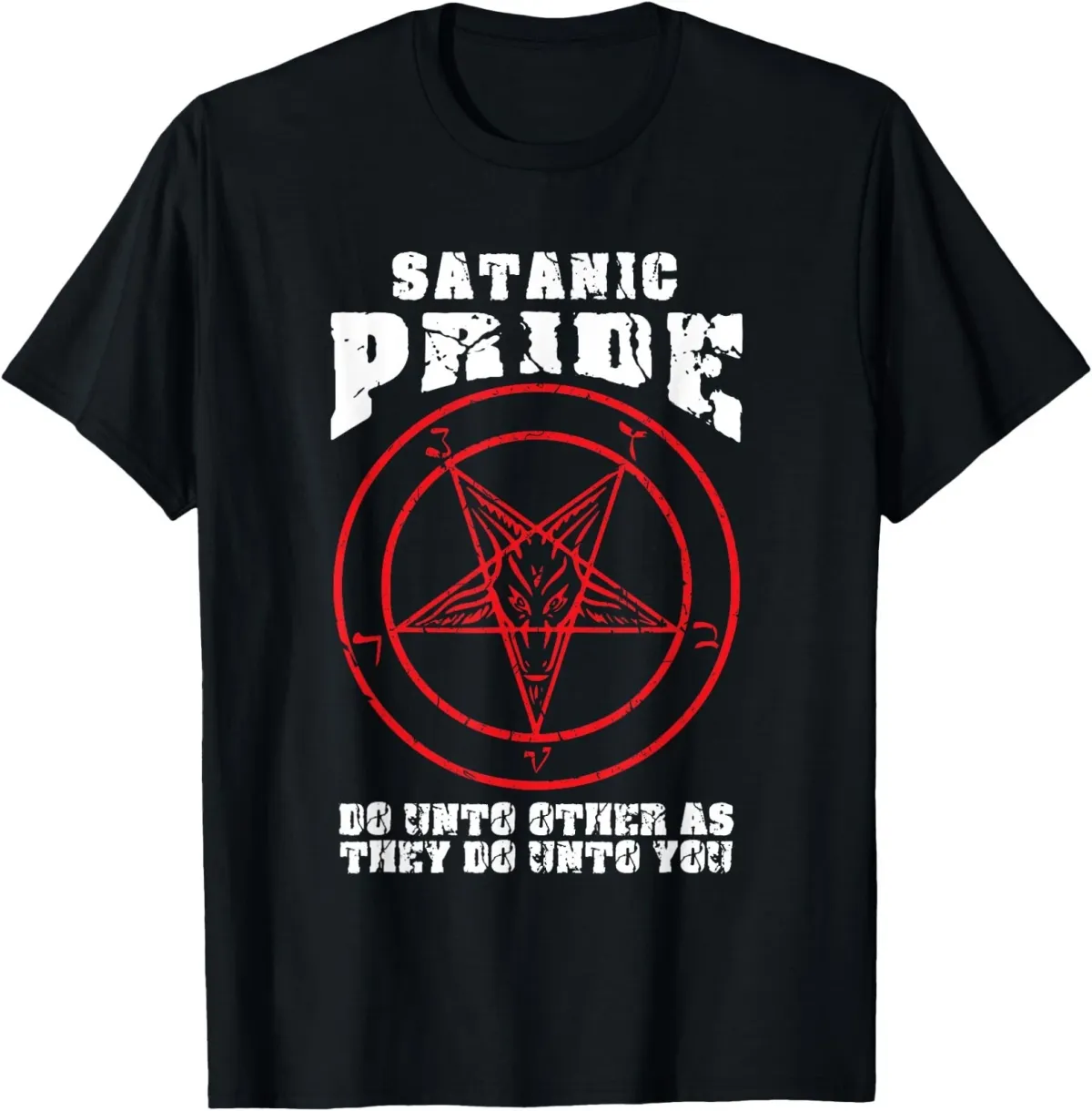 Women's T-Shirts Satanic Pride Satan Satanism Saying Baphomet Devil Design T-Shirt_ecoleips.com