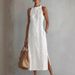 Women's Solid Color Long Shirt Casual Fashion Dress American Style Loose Fit_ecoleips.com
