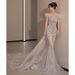 Mermaid Wedding Dress 2026 New Light Gauze, French Style, Suitable For Petite Brides, High-quality Main Fabric,_ecoleips.com