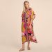 K European And American Positioning: Printed Vacation Beach Skirt, Loose Seaside Long Skirt, Bikini Sun Protection Shirt_ecoleips.com