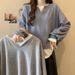 Foreign Trade European American Style Color-blocking Two-piece Sweatshirt, Long-sleeved, Loose-fitting, Thin,_ecoleips.com