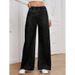 Women's Elastic Waist Straight Leg Jeans Loose Fit High Stretch Wide Leg Pants Autumn Winter New Style Denim_ecoleips.com