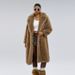 K Women's Long Faux Fur Coat With A Suit Collar; Artificial Fur Coat;_ecoleips.com