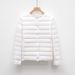 girl Girl Girl Pinghu Lightweight Women's Shot Autumn Winte New Simple Round Neck Wam Solid Colo Long Sleeve Down Jacket Inne_ecoleips.com