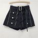 Personalized Pocket Zipper Design Army Green Denim Skirt Pants Women's Summer High Waist A Line Slim Two Piece Hip Skirt_ecoleips.com