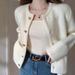 K Sweater Jacket, Women's New Knitted Cardigan Style, External Style, Short And Versatile Top_ecoleips.com