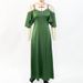 Women's clothing green sexy suspender hand-stitched diamond dress Middle Eastern party dress Arabian long dress_ecoleips.com