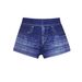 Women's High-Waisted Stretch Skinny Shorts Casual Sporty Faux Denim Printed plus Size Summer Clothes_ecoleips.com