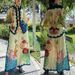 Women's Clothing fashion personality printed cotton and linen loose leisure vacation two-piece suit_ecoleips.com