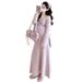 Autumn New Korean Fashion 3D Crochet Vest Dress Maternity Two-Piece Set_ecoleips.com