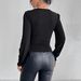 In-stock European American Cross-border 2026 Spring-summer New Women's Solid Color V-neck Lace Splicing T-shirt With_ecoleips.com