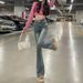 High-waisted Flared Jeans For Women, Spring And Autumn 2026 New Style, Slimming, Figure-flattering, Stretchy,_ecoleips.com