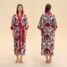 Aria Basics New Cross-border Bathrobe Pajamas For Women, High-end Spring Autumn Satin Chiffon European And American Style Home Wear,_ecoleips.com