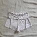 Gothic Punk Dark Rhinestone Mini Skirt For Women Sexy Hot Low Waisted Black White Polyester Style_ecoleips.com