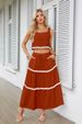 Women's Clothing Lace Collage Sleeveless Short Vest High Waist Long Skirt Suit_ecoleips.com