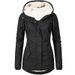 girl In Stock Cross-Border Women's Jacket Autumn Winter New Parka European And American Style Hooded Fleece Mid-Length Export_ecoleips.com