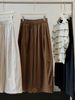 Korean Style Wide Leg Pants for Women Elastic High Waist Loose Fit Slimming Eight Point Casual Summer Style Petite_ecoleips.com