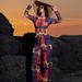 Women's Clothing Women's Style Long Sleeved One Piece Swimsuit SPF Sun Protection Long Pants Krupniki Swimwear Modest Coverage, Beach & Pool Ready_ecoleips.com