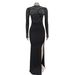 Voya Voya Women's European And American Women's Fashion New Style Stylish Slim-fit Spliced Rhinestone Slit_ecoleips.com