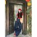 Cross-border Dark Blue Vintage Loose Wide-leg Pants For Women, High-waisted Drapey Jeans, Versatile Summer Floor-length_ecoleips.com