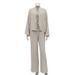 2025 Autumn New Solid Color Casual Two-Piece Set European American Style Fashionable High-End Tie-Waist Shirt And_ecoleips.com