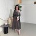Women's Clothing Women's Lace Kaftan Robe Two Piece Set Autumn/Winter Party Wear For Formal & Casual For Women_ecoleips.com