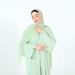 Verve Loriya2025 Turkey Dubai Heart Embroidery Elegant Cardigan Robe LR783_ecoleips.com