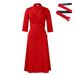 Women's Clothing Women's Fashion Temperament Double Breasted Suit Collar Solid Medium Length_ecoleips.com