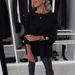 Women's Clothing New Solid Color Round Neck Mid Sleeve Knitted Casual Tops_ecoleips.com