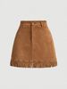 Suede Tassel Skirt For Women Short Midi Spring New 2025 Cross Border Source Women's Clothing_ecoleips.com