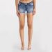 Women's Butterfly Rhinestone Denim Shorts Light Blue Washed Slimming Hot Pants Frayed Edge Factory Direct Wholesale_ecoleips.com
