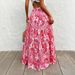 AD439 New 2025 Summer Sweet Style Fresh Women's Printed Fashion Versatile Mid-Length A-line Skirt_ecoleips.com