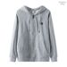 Unisex Oversized Fleece Zip-Up Hoodie Streetwear Pullover Casual Jacket with Front Pockets for Men And Women_ecoleips.com