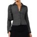 Women's Slim Fit Striped Cardigan Long Sleeve Lapel Button Down Shirt Versatile Top For Spring/Autumn European And American Style_ecoleips.com