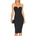 Verve 2025 Summer Women's Strapless Sleeveless Backless Rose Red Split Long Dress_ecoleips.com