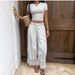 Women's Clothing Bohemian Style Wide Leg Pants Elastic Waistband Loose Fit Comfortable All Year Round Travel Suitable Women's Bottoms_ecoleips.com