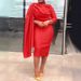 Women's Asymmetrical High-Neck Midi Dress – Stretchy Polyester Blend, Fall/Winter Fashion, Zipper Detail_ecoleips.com