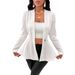 Women's Slim Long Sleeve Jacket Thickened Jacquard Texture Single Button Coat Style Autumn Winter Outerwear_ecoleips.com