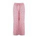 AD163 Summer New High-Waisted Slimming Wide-Leg Striped Women's Sports With Heart Print Loose Casual Pants_ecoleips.com