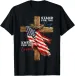 Women's T-Shirts USA Flag Religious 4th Of July Christian Faith Men Women T-Shirt_ecoleips.com