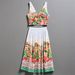 Women's Clothing Hot Selling Printed Knot Top + Printed Cape Style Midi Skirt_ecoleips.com