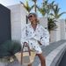 Women's Sun Protection Cardigan And Shorts Set Linen Fashion Outerwear for Women_ecoleips.com