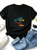 Women's T-shirt With An Inspirational "Never Stop Chasing Dreams" Print And A Soft, Casual Design, Making It A Perfect Gift._ecoleips.com