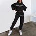 Women's Clothing Unisex Printed Hoodie Sweatshirt Set With Pockets - Casual Streetwear Pullover Hooded Sweatshirt & Joggers In Soft Cotton Blend_ecoleips.com