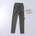 Women’s Clothing Mesh Functional Buckle Yoga Pants High Waist Tight Sexy Peach Hip Sports Nine Point Pants_ecoleips.com
