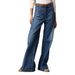 New Trendy Fashion Women's Retro Casual Straight Loose Denim Pants From European And American Independent Retailers On_ecoleips.com