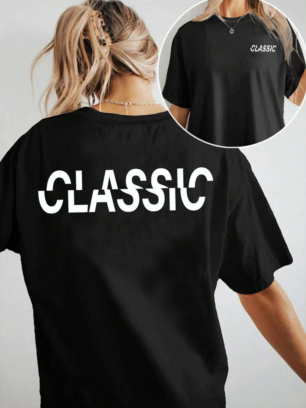 Women's Casual Round Neck Short Sleeve T-Shirt Multi-Color Solid Loose Fashion American Style Sports Top_ecoleips.com